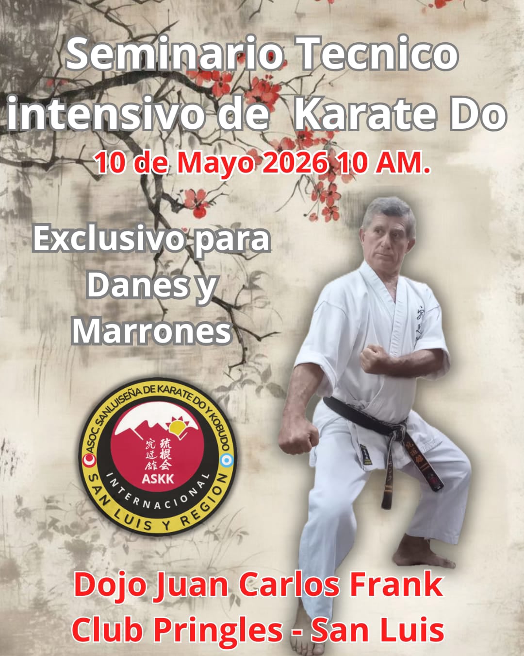 Seminario Técnico intensivo de Karate Do